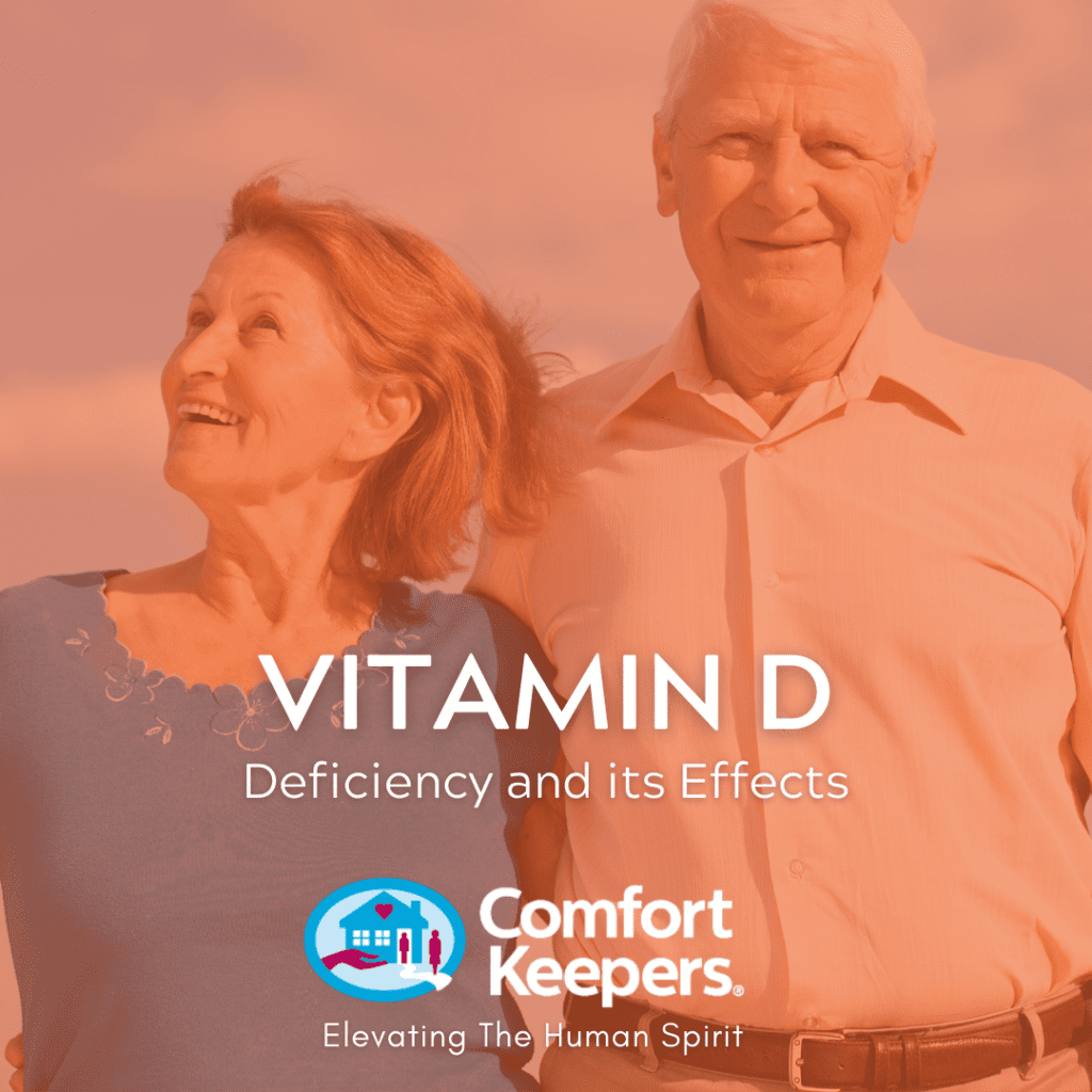 Senior couple standing outside | Vitamin D Deficiency and its Effects | Comfort Keepers North Vancouver and West Vancouver | BLOG POST