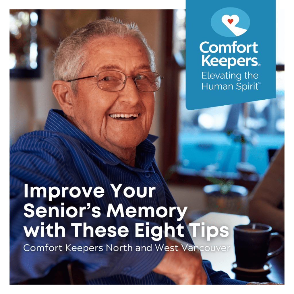 Senior male smiling | Comfort Keepers North Vancouver and West Vancouver | Improve Your Senior's Memory with These Eight Tips | BLOG POST