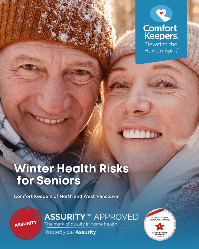 Seniors enjoying winter | Winter Health Risks for Seniors | Comfort Keepers North and West Vancouver