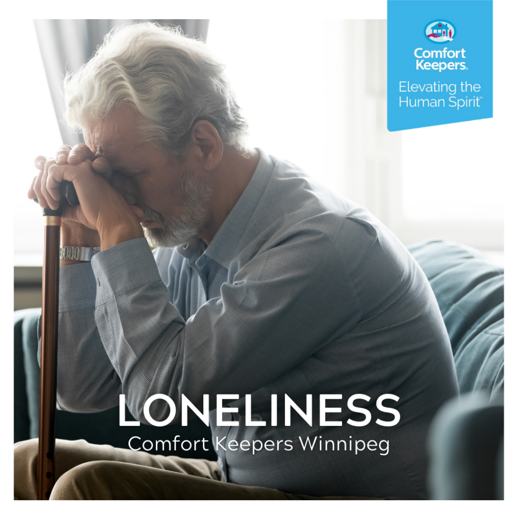 Senior male seemingly in despair | Loneliness and Isolation | BLOG POST | Comfort Keepers Winnipeg